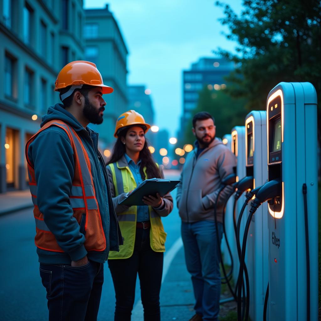 Installation de bornes de recharge à Clamart